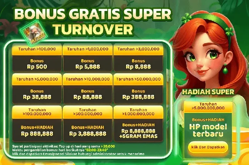 BONUS GRATIS SUPER TURNOVER